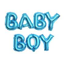 2 Stück Geschlechtsoffenbarung Folie Ballon, Dekorationen für Jungen- oder Mädchen Geschlechtsoffenbarungs Party Hintergrund