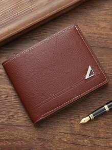 1-3 件/套男士 PU 皮革短钱包，时尚格子软钱包，大容量多卡槽，可存放大额钞票，简易硬币袋，信用卡银行卡身份证照片槽，商务休闲风格，是男士生日或伴侣的理想礼物，男女青年时尚风格大容量多卡槽，商务休闲风格，生日礼物，毕业礼物，父亲节礼物