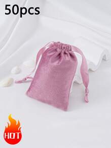 1/10/50 peças 9x12cm Bolsa de joias Bolsa de veludo para presente, Bolsa de embalagem de joias, Bolsas para presentes de joias, Bolsas para lembrancinhas de casamento, aniversário, brincos, pulseira, colar, bolsas organizadoras pequenas chiques, Bolsa de embrulho para presente para festa, feriado