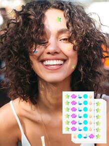 180 Pieces Of Facial Waterproof And Breathable Patches, Gentle And Non Irritating, Used For Facial Skincare, Covered With Cute Design Stickers, Fun Cartoon Stickers, Waterproof And Sweat Proof Mini Stickers, Suitable For Gatherings, Offices, Halloween And Other Occasions. Cute Stickers (For Decorative Purposes Only, Not For Cosmetics),Cheap,Stocking Stuffers,Makeup,Makeup Tools,Cheap Stuff,Gifts,Gifts For Women,Christmas Gifts