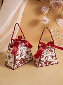 7pcs,Exquisite Wedding Gift Box - Suitable For Candies, Chocolates And Party Decorations - Applicable For Christmas, Easter, Thanksgiving And New Year Celebrations. Suitable For Christmas, Highly Recommended For Thanksgiving