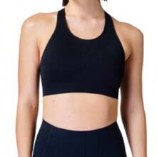 Stamina Seamless Sports Bra - Black - View 1