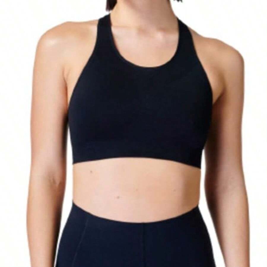 Stamina Seamless Sports Bra - Black - View 1