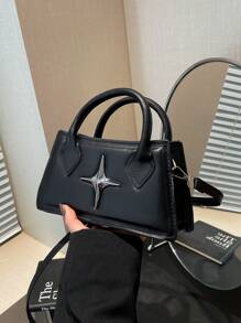 1pc This Year's Popular Hot Girl Sweet Cool Handbag Simple And Stylish Shoulder Crossbody Small Square Bag, Korean Style Versatile, Shoulder Straps Casual And Comfortable, Versatile And Not Picky, Suitable For Girls' Daily Shopping And Travel Use