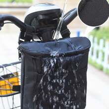 1pc Waterproof Electric Bicycle Storage Hanging Bag, Practical Front Mounted Storage Organizer - Multicolor - View 6
