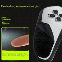 Tay cầm chống trượt thấm mồ hôi TOPWOLF dành cho tay cầm PS 5 hoặc PS 5 Edge, miếng đệm cao su mềm có kết cấu chuyên nghiệp dành cho tay cầm PS 5 hoặc PS 5 Edge, dễ dàng lắp và tháo mà không để lại cặn dính (không bao gồm tay cầm trò chơi) - màu đen - Xem 5