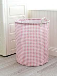 Fabric Storage Basket, Waterproof Lining Foldable Organizer For Clothes And Toys