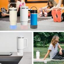 3 miếng silicon bảo vệ cho cốc 40oz 30oz có tay cầm và cốc IceFlow 20oz 30oz, miếng bảo vệ đáy bình nước cho phụ kiện cốc - Nhiều màu - Xem 4