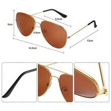 3pcs 50/60/70s Vintage Party Accessories, Suitable For Rock Theme And Disco Theme Parties, Including A Wig, Black/Brown/Gold Color Options, A Pair Of Gold Sunglasses, A Artificial Gold Chain. - Multicolor - View 4