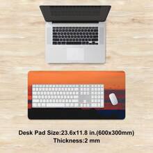 1pc Guiding Light At Sunset: Coastal Scenic Mouse Pad Gaming Mouse Pad Multi-Size Keyboard Desk Mat Rubber Anti-Slip Office Mouse Pad Desk Accessories Keyboard Desk Pad For School Office Home Gift For Friend Family