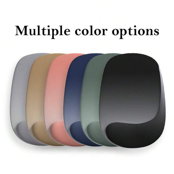 1pc Teardrop Shaped Ergonomic Mouse Pad With Wrist Rest, Multiple Color Options, Non-Slip Bottom, Helps Relieve Arm Pain For Computer/Laptop Office Use
