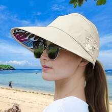 High-Quality Product Women's Foldable Casual Hat - New Outdoor Fashion Style - Hồng - Xem 9