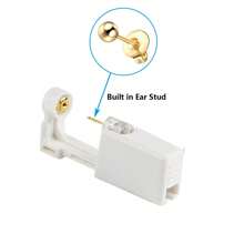 耳洞穿刺套装，一次性耳洞穿刺枪，带方晶锆石耳钉，家庭自制耳洞穿刺套装