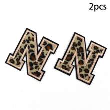 (A-Z) Leopard Letter Patches On Chenille Iron, Alphabet Patches On Alphabet Embroidered Clothing, Dresses, Hats, Jeans, Shoe Bags, DIY Supplies, Leopard,Grandma Mother's Day Gift,Mother's Day