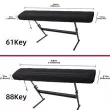 61/88键钢琴罩，电子钢琴键盘弹性防尘罩，可水洗可熨烫，3种颜色（新款/旧款随机发货）