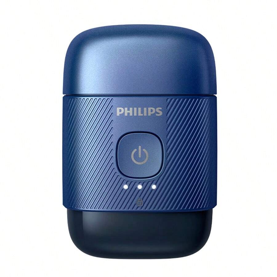 PHILIPS 電動刮鬍刀S891/05 鵝卵石便攜式刮鬍刀 30組刀片 3D回彈刀頭 IPX7等級防水 長續航 磁吸保護蓋 雲霧藍 - 雲霧藍 - 查看 1