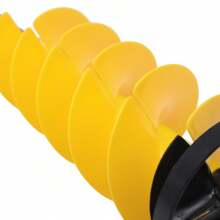 Rainaut 8" E-Drill Nylon Auger Ice Fishing Nylon Ice Auger - Yellow and Black - View 7