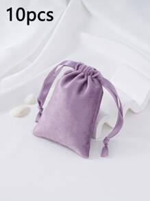 1/10/50 peças 9x12cm Bolsa de joias Bolsa de veludo para presente, Bolsa de embalagem de joias, Bolsas para presentes de joias, Bolsas para lembrancinhas de casamento, aniversário, brincos, pulseira, colar, bolsas organizadoras pequenas chiques, Bolsa de embrulho para presente para festa, feriado