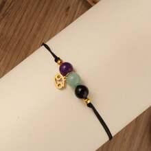 Summer Beach Anklet Women Sea Party Waterproof Ankle Bracelets Braid Adjustable Anklets Colorful Constellation Bohemia Jewelry Holiday Gifts Aries Taurus Gemini Cancer Leo Virgo Libra Scorpio Sa