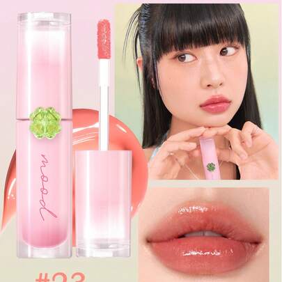 Peripera K-Beauty Ink Mood Glowy Tint，Water Bare Tint，Mirror Watery Lip Gloss，Glass Lip Gloss，丰盈，自然保湿，轻盈，提亮，持久显色，舒适不粘腻，适合戴口罩，不泛白，K-Beauty，韩国化妆品