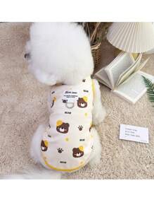 Pet Gift - Pet Fashion Vest, Featuring Anti-Slip Design, Comfortable And Breathable, Stylish And Cute, And Comfortable, Suitable For Small Dogs/Cats As Pet Clothing, New Style For Autumn And Winter