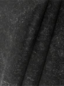 1 Piece, Washed Printed T-Shirt 230g, Exotic Creature Sitting On The Shopping Cart, High-Quality Wax Printed Cotton Retro Fashion Brand T-Shirt, Suitable For Summer T-Shirt With A Certain Thickness, Holiday Gift