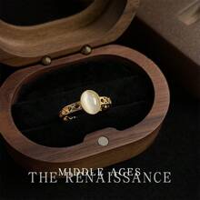 复古珐琅滴油艺术复古锆石戒指系列，虎眼可调节指环