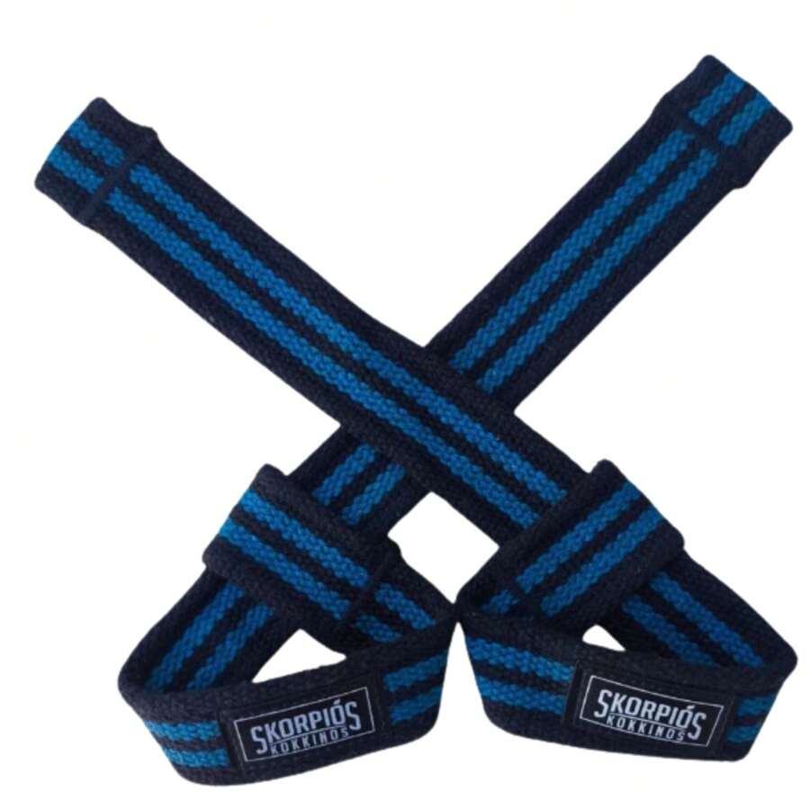 Pair Of 100% Cotton Straps - Teal Blue - View 1