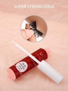 1Pc 6ml Bottle Of Clear False Eyelash Glue. This Super-Strong Hold, Gentle, And Non-Irritating Eyelash Lengthening Glue Is Latex-Free, Waterproof, And Lasts Up To 72 Hours. Suitable For Strip False Eyelashes And For Sensitive Eyes, Ideal For DIY False Eyelash Makeup At Home. - White - View 11