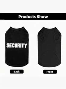 1pc Pet Safety Printed Breathable Tank Top, Suitable For Dogs And Cats - Made Of Year Round Knitted Polyester Fabric, Sleeveless Pullover For Medium, Small, Mini And Toy Breeds - Ideal For Poodle, Teddy Bear And Havanese