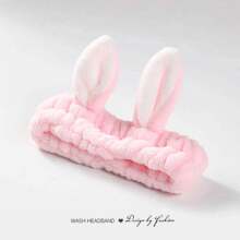 1 件发带，女士洗脸头带，头带配件，可爱兔耳朵，完美的节日礼物，生日礼物，复活节，圣诞节，感恩节