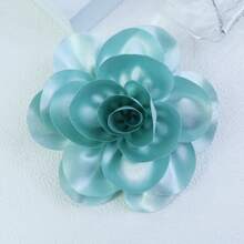 Exaggerated Handmade Satin Big Flower Brooch For Women Fashion Jewelry Wedding Party Christmas Gift Valentines