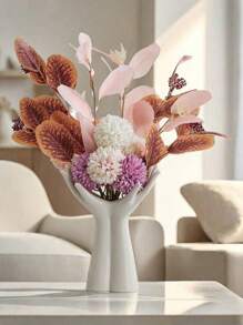 White Hand Vase, Arm Bud Vase Cute Unique Bohemian Minimalist Feminine Shape Aesthetic Decoration Modern Nordic Style Home Living Room Office Decoration Festival Decoration Gifts Birthday Graduation Home Decor Room Decor Flower Vase Glass Vase