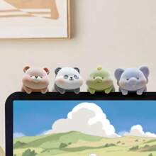 Cute Pet Cartoon Furry Mini Cute Little Ornaments Car Computer Screen Monitor Ornaments