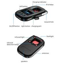 Camera Detector Anti-Spy Camera Hidden Camera Detector, Security Monitoring Device With Alarm And Anti-Theft Mode - Black - View 9