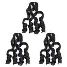 French Curly Braiding Hair 24 Inch 1/3/8Packs Curly Braiding Hair Pre Stretched French Curls Braiding Hair French Curl Crochet Braids Loose Wavy Curl Braiding Hair Extensions