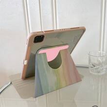 360 ° Rotating Foldable Case To Easily Protect Your IPad: Smart Case Compatible With IPad Air 6, Air 5, 4, And IPad 10 (10.9 Inches) - Apple IPad Pro 2024 Is Perfect For Busy Meetings, Travel Adventures, And Comfortable Family Relaxation - Multicolor - View 7