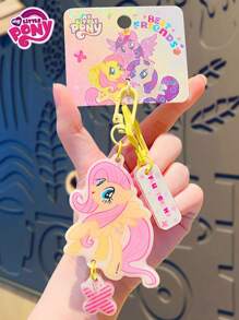 MY LITTLE PONY 1pc Cartoon Keychain, Creative Figurine Backpack Small Ornament & Gift, Various Anime Themed Designs, 1pc Decorative Keychain, Suitable For Birthday Celebrations, Christmas, Halloween, Thanksgiving Gifts, Decorations, Home Decor, Valentine's Day Gifts