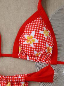Maillot de bain bikini imprimé sexy pour femmes, style européen et américain