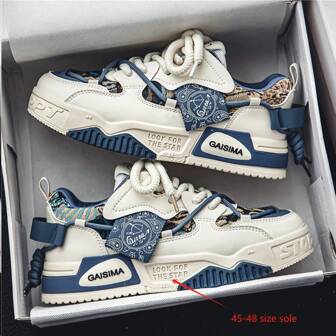 男士新款夏季透气百搭小众原创休闲帆布运动鞋厚底防滑运动潮流涂鸦图案随意休闲鞋