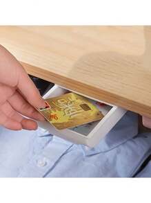 1 pièce Boîte de rangement transparente en acrylique, convenant pour les cosmétiques, les cotons-tiges et le maquillage, organisateur de bureau multifonctionnel, applicable à la coiffeuse, à la salle de bain et à la décoration de chambre d'étudiant, paniers de rangement pour la maison, cadeaux pour femmes et filles
