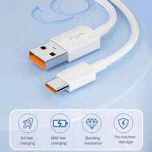 NNBILI Extra Longth 1M-14M USB Type C Code Extended Ultra High Speed Charging Is Compatible With Various Compatible With Samsung S25 S24 S23 S22 S21 Compatible With Xiaomi 13 12 11 Hula Hula Hula Hong OPPO VIVO OnePlus Smartphones Cameras Printers External Batteries Etc - White - View 3