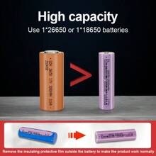 8000000LM Super Powerful Flashlight 800W Rechargeable Torch Light 3500 Meters High Power LED Flashlights Waterptoof Lantern - Black - View 8