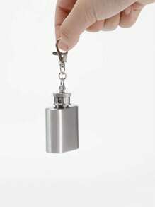 Mini portachiavi con flacone, di dimensioni compatte, adatto per viaggi, picnic all'aperto e altre attività, comodo da trasportare, lavorazione delicata per esaltare il tuo stile