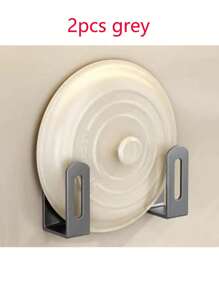 No-Drill Cabinet Lid Organizer, Universal Pot Lid Holder, Kitchen Cabinet Top Storage Shelf, Fits Lids From 6 To 13.5 Inches, See Installation Guide - Multicolor - View 13