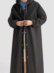 半件装长款EVA男女通用雨衣，加厚防水雨衣，男女通用带帽雨衣，防水、防风、速干、透气 - 非常适合骑行、徒步旅行和户外探险，返校用品，春夏必备，伴娘礼物，房间装饰，卧室装饰，海滩，旅行，男士，女士，度假，可爱小物，母亲节礼物，卧室装饰，花园，厨房装饰，夏季，海滩，旅行必备，房间装饰，软萌，毕业季 - 彩色 - 查看 7