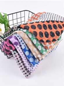 1pc Casual Polka Dot Printed Scarf, Shawl - Multicolor - View 9