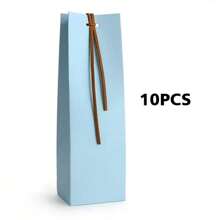 10pcs Kraft Paper Gift Bag Party Candy Gift Mini Boxes Birth Favors Party Gift Wedding Cookie Candy Bags Festival Favor Box - Multicolor - View 18
