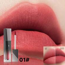 YOUNG VISION 1 件哑光柔软天鹅绒唇彩，不脱色持久奢华唇膏 - 彩色 - 查看 6