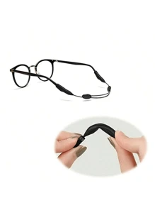 Adjustable Sports Glasses Straps, Silicone Glasses Buckles, Anti-Slip Glasses Frames, Retractable Sports Glasses Lanyard, Adjustable Tailless Glasses Straps, Sports Sunglasses Straps, Women's Glasses Accessories, Anti-Lost Glasses Straps, Comfortable And Practical Glasses Frames For Active Lifestyles